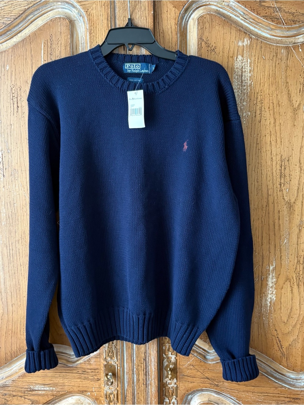 VTG Polo Ralph Lauren
Navy Blue Crewneck Knit
Sweater L NWT